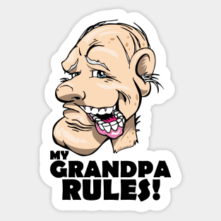 My Grandpa Rules! Sticker